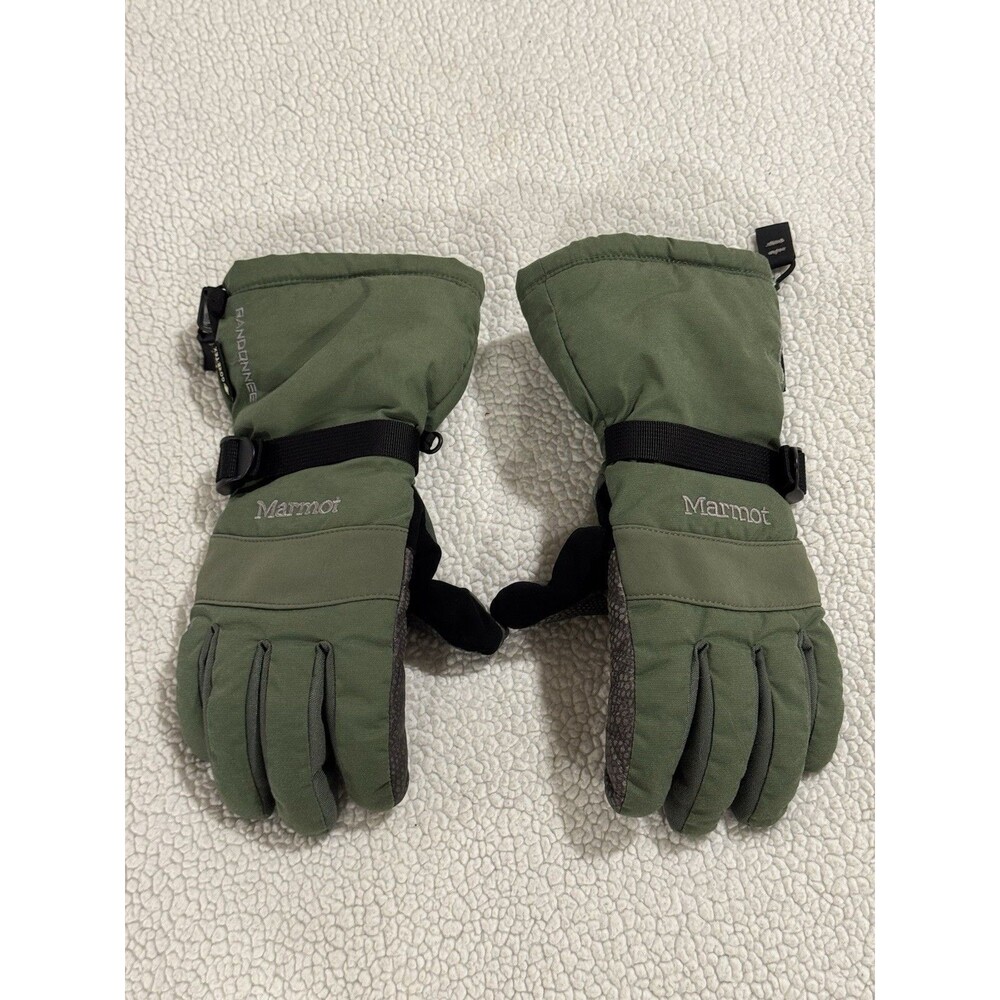 Marmot Gloves Green/Gray Randonnee Sz X-Small Unisex